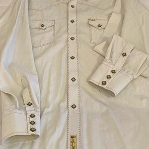 Vintage Larry Mahan Western Cowboy Collection Shirt Size XL